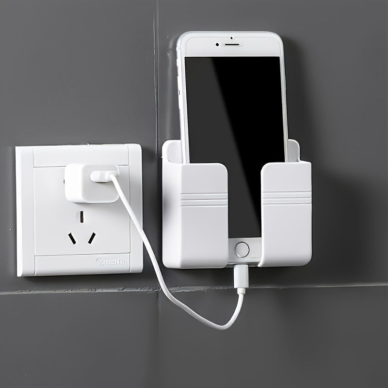 A multi-functional wall-mounted mobile phone charging bracket, a space-saving shower shelf, a safe bedside mobile phone storage rack, a wall-mounted organizer for TV remote controls and air conditioner remote controls, durabl