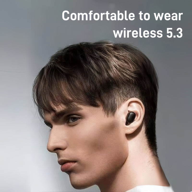 Premium TWS True Wireless Earbuds - High-Fidelity Sound, In-Ear Design with Rechargeable Battery