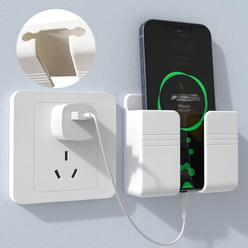 A multi-functional wall-mounted mobile phone charging bracket, a space-saving shower shelf, a safe bedside mobile phone storage rack, a wall-mounted organizer for TV remote controls and air conditioner remote controls, durabl